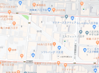 八王子市中町の地図